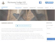 Tablet Screenshot of harmony8nj.com